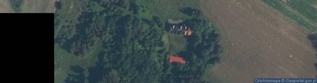 Zdjęcie satelitarne OSP w Tylicach