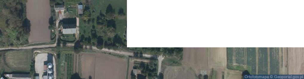 Zdjęcie satelitarne OSP w Typinie