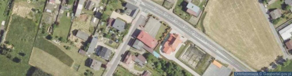 Zdjęcie satelitarne OSP w Waleńczowie