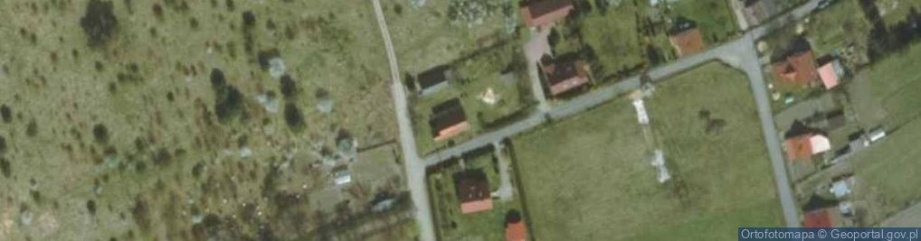 Zdjęcie satelitarne OSP w Waplewie