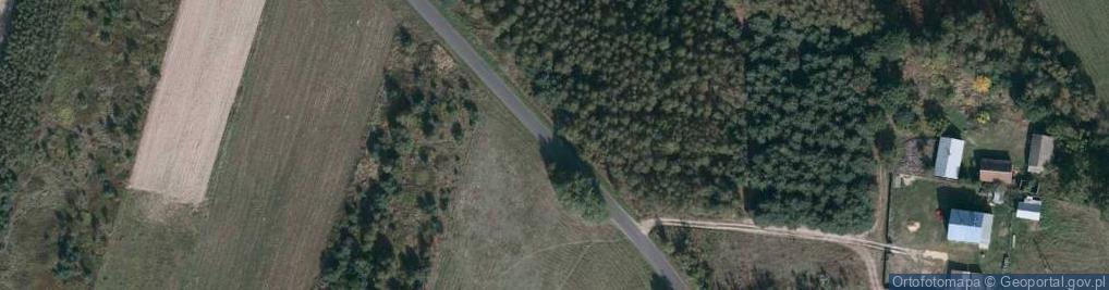 Zdjęcie satelitarne OSP w Węgliskach
