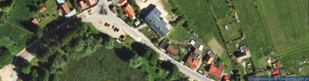 Zdjęcie satelitarne OSP w Węgoju