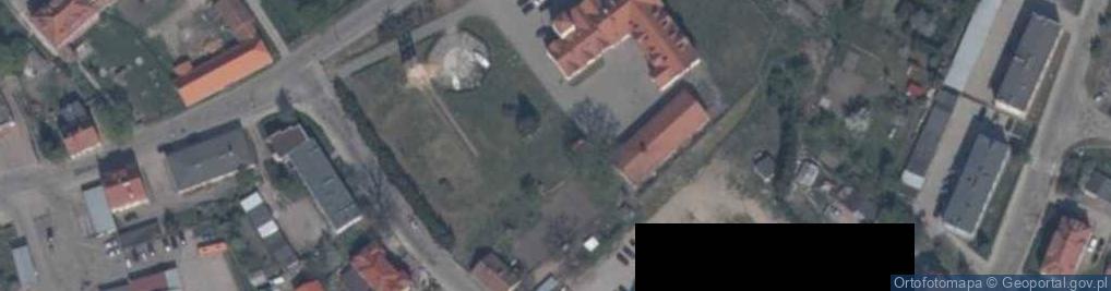 Zdjęcie satelitarne OSP w Węgorzewie