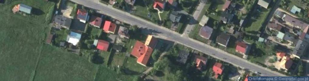 Zdjęcie satelitarne OSP w Wielbarku