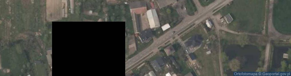 Zdjęcie satelitarne OSP w Wielgiem