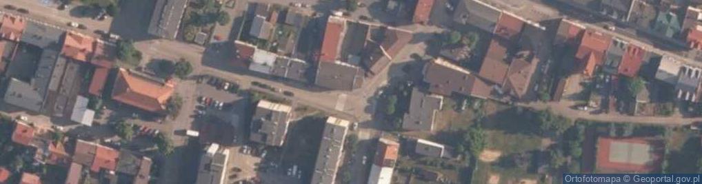 Zdjęcie satelitarne OSP w Wieruszowie