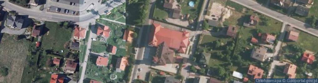Zdjęcie satelitarne OSP w Wilkowicach
