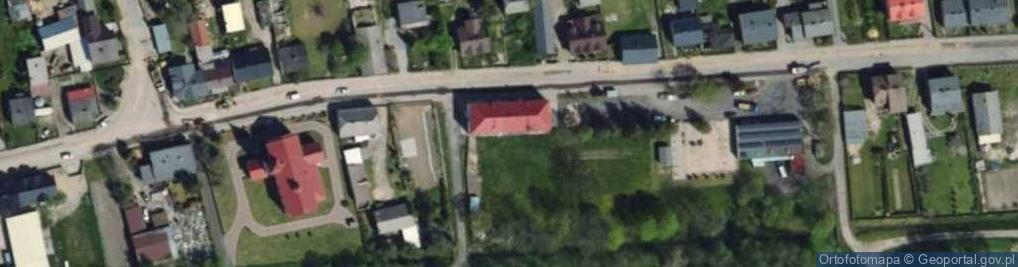 Zdjęcie satelitarne OSP w Wilkowiecku