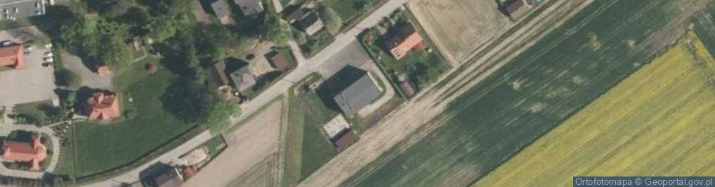 Zdjęcie satelitarne OSP w Wiśle Wielkiej