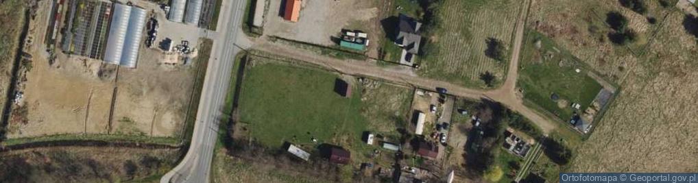 Zdjęcie satelitarne OSP w Wiślinie