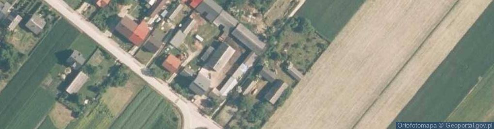 Zdjęcie satelitarne OSP w Wiśniczu