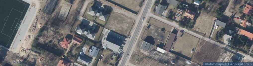 Zdjęcie satelitarne OSP w Wiśniowej Górze