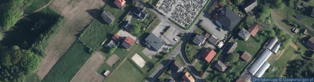 Zdjęcie satelitarne OSP w Wodzisławiu Jedłowniku Gmina Wodzisław Śląski