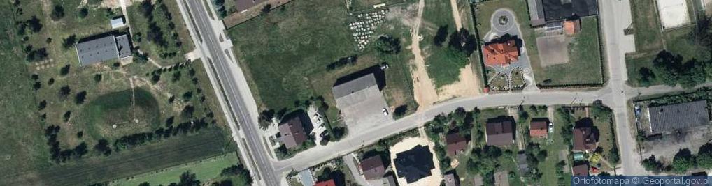 Zdjęcie satelitarne OSP w Wojcieszkowie