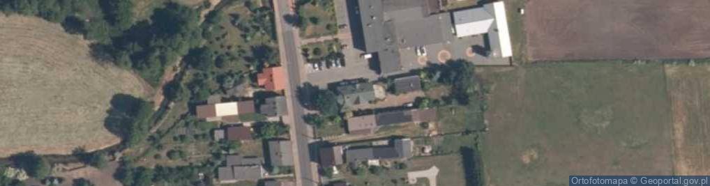Zdjęcie satelitarne OSP w Wolborzu
