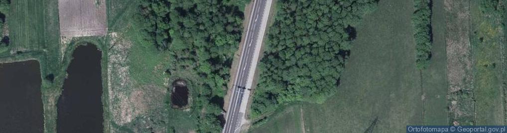 Zdjęcie satelitarne OSP w Wólce Dobryńskiej