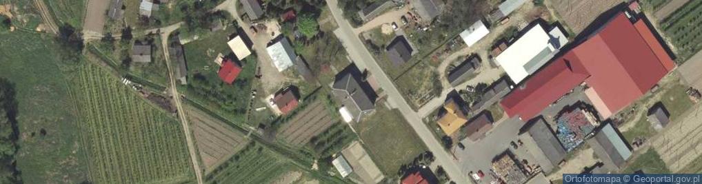 Zdjęcie satelitarne OSP w Wólce Polanowskiej