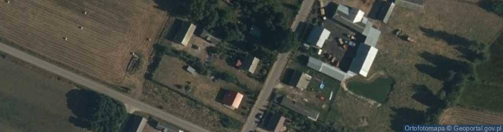 Zdjęcie satelitarne OSP w Woli Kanigowskiej