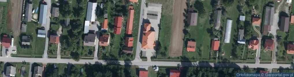 Zdjęcie satelitarne OSP w Woli Obszańskiej