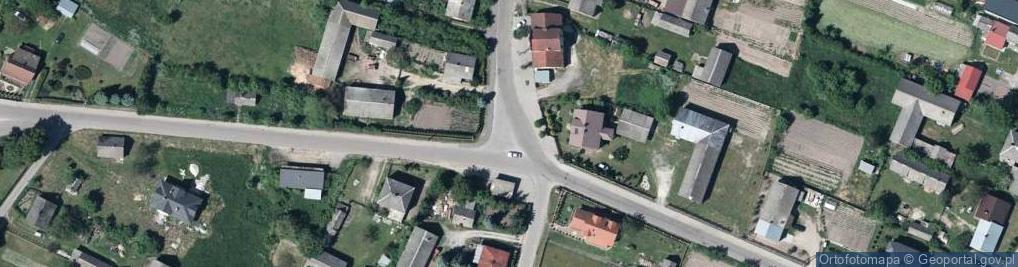 Zdjęcie satelitarne OSP w Woli Osowińskiej