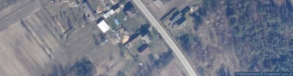 Zdjęcie satelitarne OSP w Woli Soleckiej