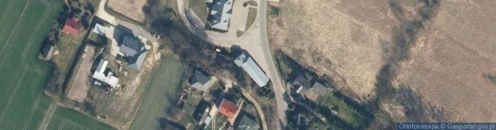 Zdjęcie satelitarne OSP w Wysokiem