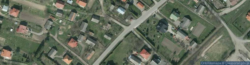 Zdjęcie satelitarne OSP w Wyszatycach