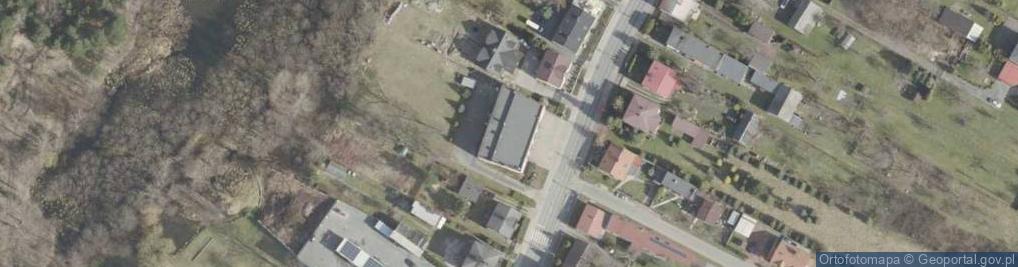 Zdjęcie satelitarne OSP w Ząbkowicach