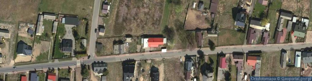 Zdjęcie satelitarne OSP w Zabrańcu