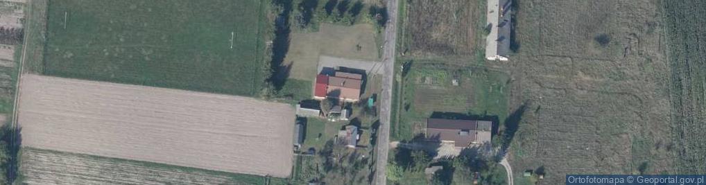 Zdjęcie satelitarne OSP w Zahajkach