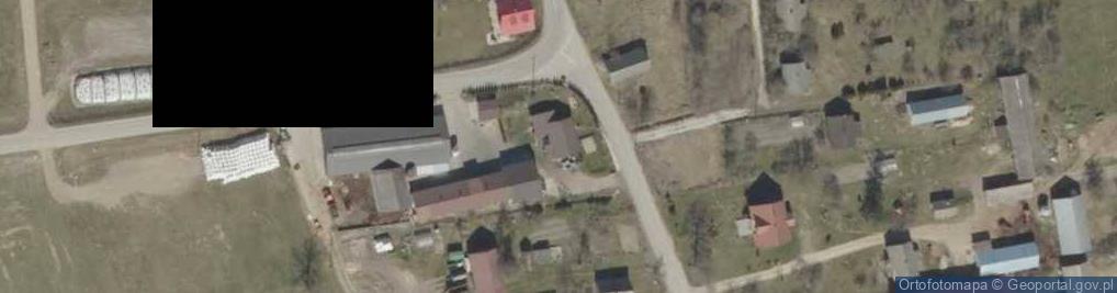 Zdjęcie satelitarne OSP w Zalesiu