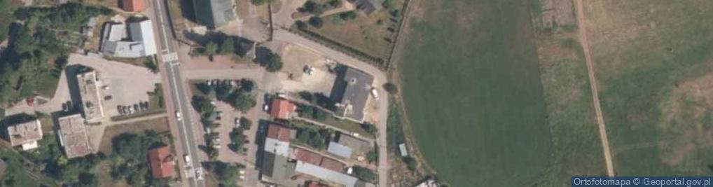 Zdjęcie satelitarne OSP w Żarnowie