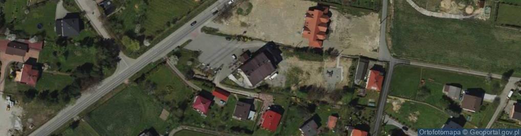 Zdjęcie satelitarne OSP w Zarzeczu