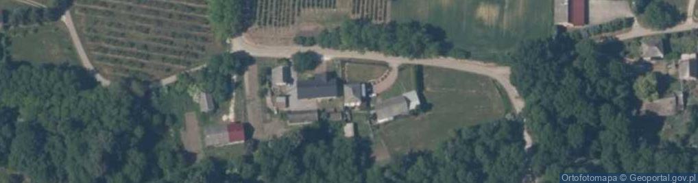 Zdjęcie satelitarne OSP w Zborówku
