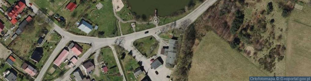 Zdjęcie satelitarne OSP w Zbychowie