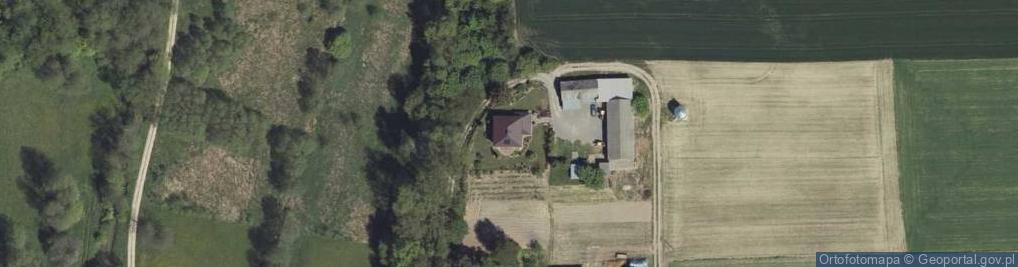 Zdjęcie satelitarne OSP w Zdrapach