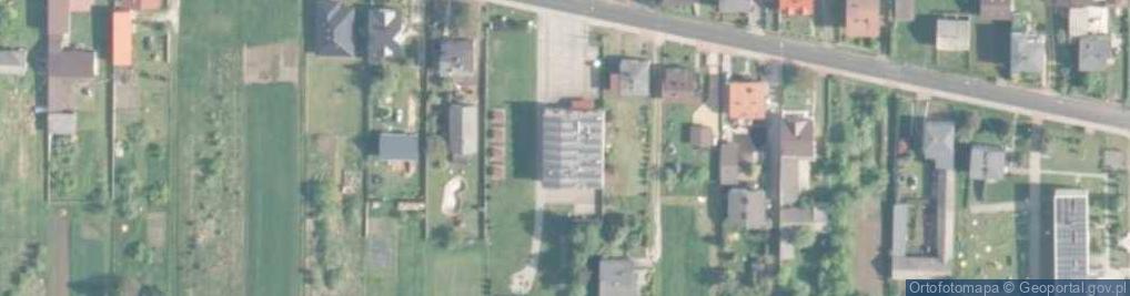 Zdjęcie satelitarne OSP w Zendku Gmina Ożarowice