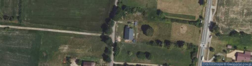 Zdjęcie satelitarne OSP w Zglenicach Dużych