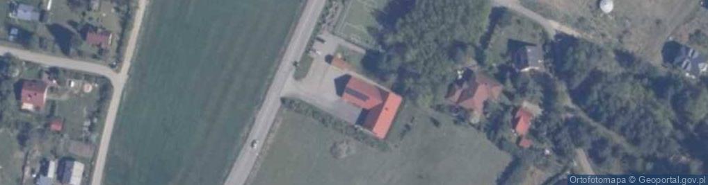 Zdjęcie satelitarne OSP w Zgorzałem