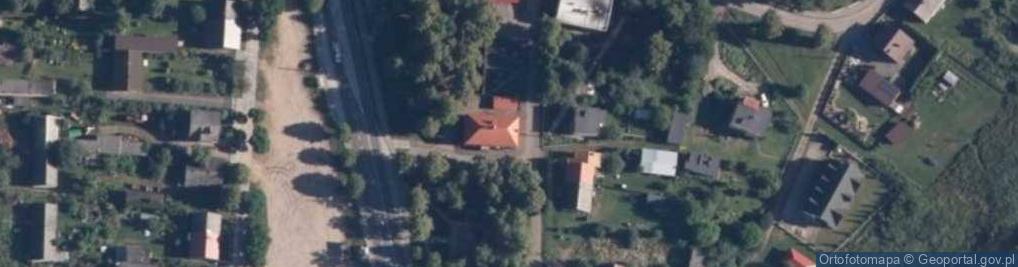 Zdjęcie satelitarne OSP w Zieluniu