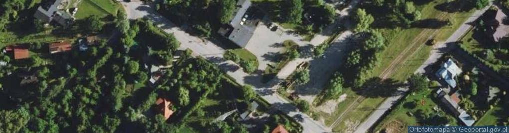 Zdjęcie satelitarne OSP w Złotokłosie
