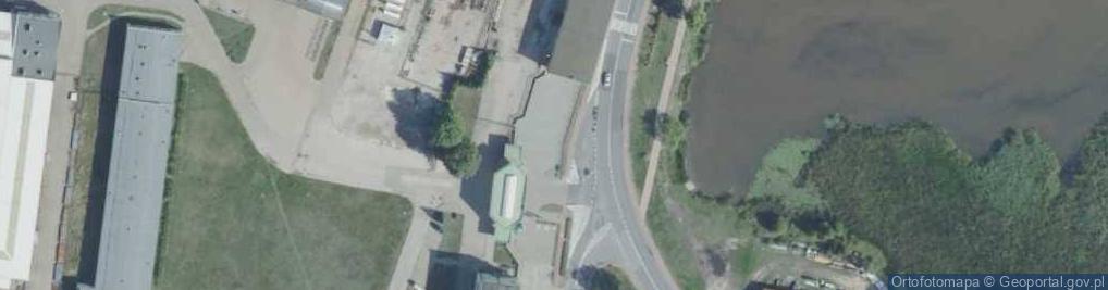 Zdjęcie satelitarne OSP w Zuk Stąporków