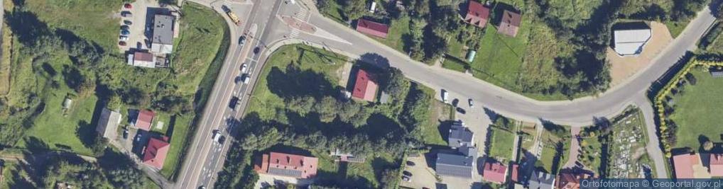 Zdjęcie satelitarne OSP w Żurawicy
