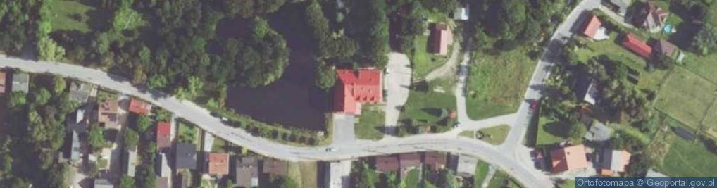 Zdjęcie satelitarne OSP w Żurawiu