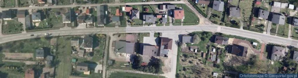 Zdjęcie satelitarne OSP w Zwonowicach