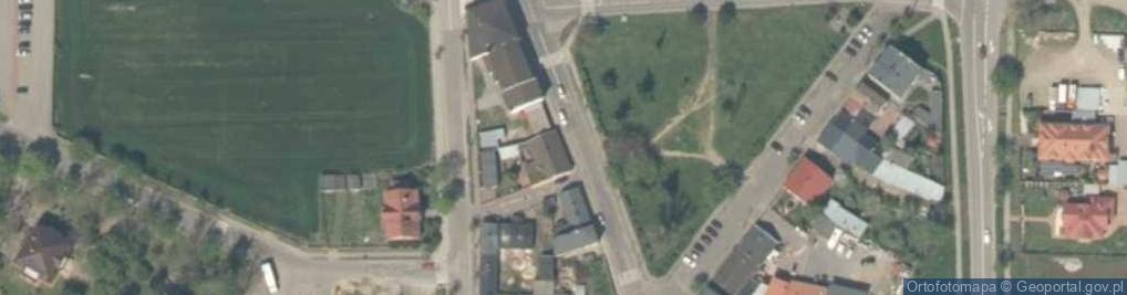 Zdjęcie satelitarne OSP w Żychlinie