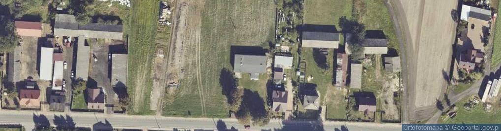 Zdjęcie satelitarne OSP w Żychowie