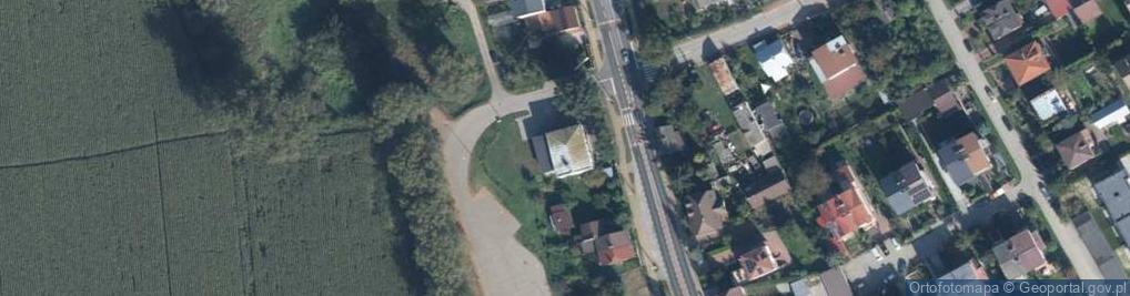 Zdjęcie satelitarne OSP we Włostowicach