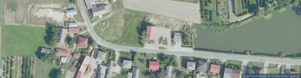 Zdjęcie satelitarne OSP we Wnorowie