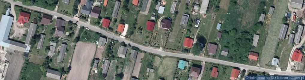 Zdjęcie satelitarne OSP we Wrzosowie
